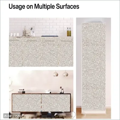 Self Adhesive Wall Stickers for Home Decoration Extra Large Size 300x40Cm Wallpaper for Walls WhiteKhurdura Wall stickers for Bedroom  Bathroom  Kitchen  Living Room Pack of -1-thumb5