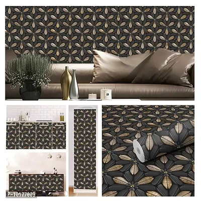 Self Adhesive Wall Stickers for Home Decoration Extra Large Size 300x40Cm Wallpaper for Walls CoffeeBeansFlower Wall stickers for Bedroom  Bathroom  Kitchen  Living Room Pack of -1-thumb3