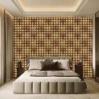 Self Adhesive Wall Stickers for Home Decoration Extra Large Size 300x40Cm Wallpaper for Walls BrownMate Wall stickers for Bedroom  Bathroom  Kitchen  Living Room Pack of -1-thumb1