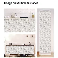 Self Adhesive Wall Stickers for Home Decoration Extra Large Size 300x40Cm Wallpaper for Walls WhiteMaze Wall stickers for Bedroom  Bathroom  Kitchen  Living Room Pack of -1-thumb4