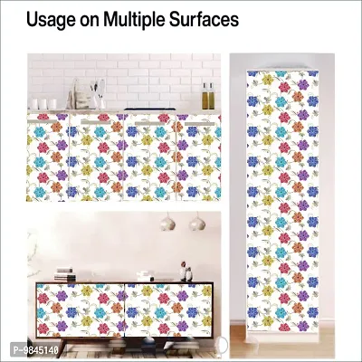 Self Adhesive Wall Stickers for Home Decoration Extra Large Size  300x40 Cm Wallpaper for Walls  PachrangaFlower  Wall stickers for Bedroom  Bathroom  Kitchen  Living Room  Pack of  1-thumb5