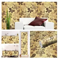 Self Adhesive Wall Stickers for Home Decoration Extra Large Size 300x40Cm Wallpaper for Walls GoldenButterfly Wall stickers for Bedroom  Bathroom  Kitchen  Living Room Pack of -1-thumb2