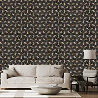 Self Adhesive Wall Stickers for Home Decoration Extra Large Size 300x40Cm Wallpaper for Walls CoffeeBeansFlower Wall stickers for Bedroom  Bathroom  Kitchen  Living Room Pack of -1-thumb3