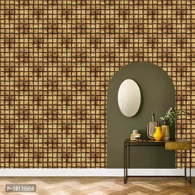 Self Adhesive Wall Stickers for Home Decoration Extra Large Size 300x40Cm Wallpaper for Walls BrownMate Wall stickers for Bedroom  Bathroom  Kitchen  Living Room Pack of -1-thumb4