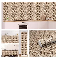 Self Adhesive Wall Stickers for Home Decoration Extra Large Size 300x40Cm Wallpaper for Walls GoldenFan Wall stickers for Bedroom  Bathroom  Kitchen  Living Room Pack of -1-thumb2