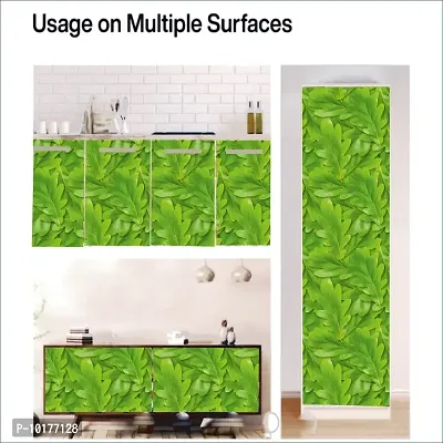 Self Adhesive Wall Stickers for Home Decoration Extra Large Size 300x40Cm Wallpaper for Walls GreenPatti Wall stickers for Bedroom  Bathroom  Kitchen  Living Room Pack of -1-thumb5