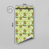 Self Adhesive Wall Stickers for Home Decoration Extra Large Size  300x40 Cm Wallpaper for Walls  DiwaliFlower  Wall stickers for Bedroom  Bathroom  Kitchen  Living Room  Pack of  1-thumb1