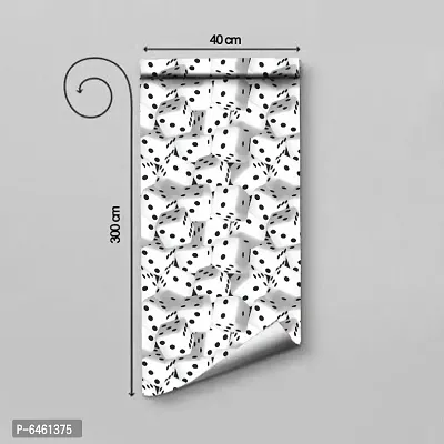 Wall Sticker and Wallpaper | Self Adhesive Wall Stickers (3D Box) Extra Large (300x40cm) For Bedroom | Livingroom | Kitchen | Hall | KidsRoom Etc.-thumb2