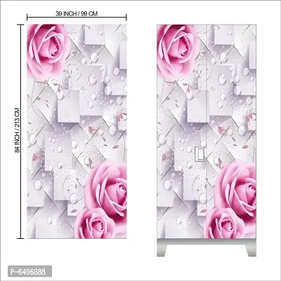 WALLDADDY - Self Adhesive Almira and Door Sticker | Wall Sticker and Wallpaper | Extra Large (39x84 Inch) For Wardrobe | Almira | Bedroom | Livingroom | Kitchen | Hall | KidsRoom Etc.-thumb2