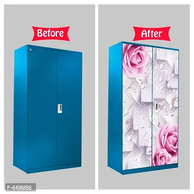 WALLDADDY - Self Adhesive Almira and Door Sticker | Wall Sticker and Wallpaper | Extra Large (39x84 Inch) For Wardrobe | Almira | Bedroom | Livingroom | Kitchen | Hall | KidsRoom Etc.-thumb5