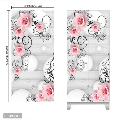 Adhesive Almira And Door Sticker Wall Sticker And Wallpaper Extra Large 39X84 Inch For Wardrobe Almira Bedroom Livingroom Kitchen Hall Kids Room Etc-thumb2