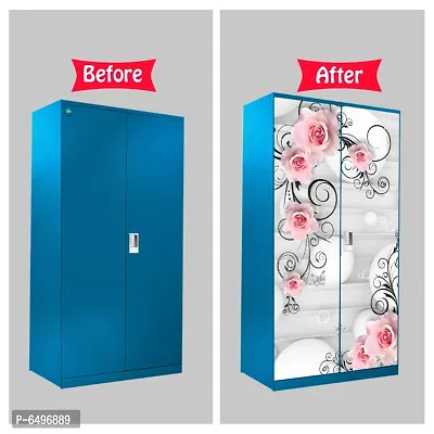 Adhesive Almira And Door Sticker Wall Sticker And Wallpaper Extra Large 39X84 Inch For Wardrobe Almira Bedroom Livingroom Kitchen Hall Kids Room Etc-thumb5