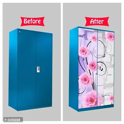 WALLDADDY - Self Adhesive Almira and Door Sticker | Wall Sticker and Wallpaper | Extra Large (39x84 Inch) For Wardrobe | Almira | Bedroom | Livingroom | Kitchen | Hall | KidsRoom Etc.-thumb5