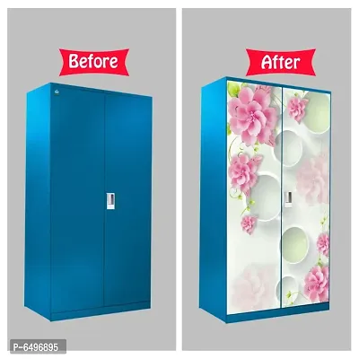 WALLDADDY - Self Adhesive Almira and Door Sticker | Wall Sticker and Wallpaper | Extra Large (39x84 Inch) For Wardrobe | Almira | Bedroom | Livingroom | Kitchen | Hall | KidsRoom Etc.-thumb3