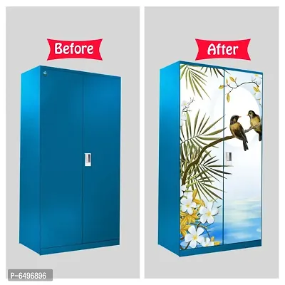 WALLDADDY - Self Adhesive Almira and Door Sticker | Wall Sticker and Wallpaper | Extra Large (39x84 Inch) For Wardrobe | Almira | Bedroom | Livingroom | Kitchen | Hall | KidsRoom Etc.-thumb5