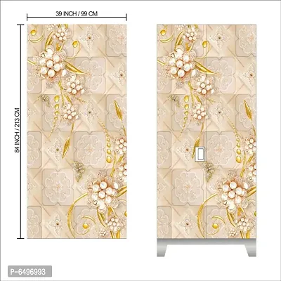 WALLDADDY - Self Adhesive Almira and Door Sticker | Wall Sticker and Wallpaper | Extra Large (39x84 Inch) For Wardrobe | Almira | Bedroom | Livingroom | Kitchen | Hall | KidsRoom Etc.-thumb2