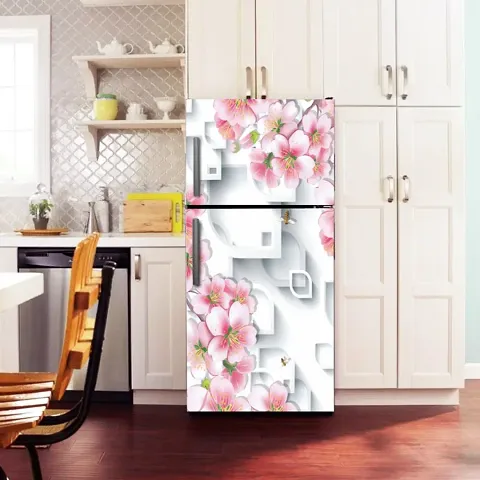 Floral Design Fridge Door Stickers