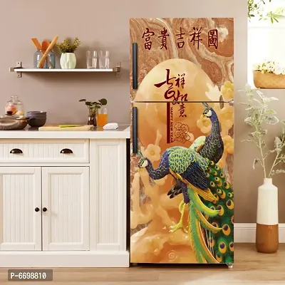 WallDaddy Self Adhesive Fridge Sticker | Decorative Wallpaper and Wall Sticker Extra Large (160x60)CM Fridge Sticker For Home and Kitchen Decorati