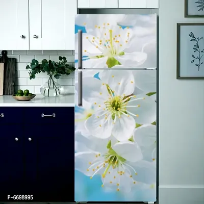 WallDaddy Self Adhesive Fridge Sticker | Decorative Wallpaper and Wall Sticker Extra Large (160x60)CM Fridge Sticker For Home and Kitchen Decoration-thumb0