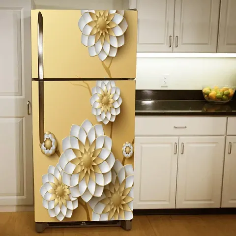 Floral Refrigerator Door Stickers