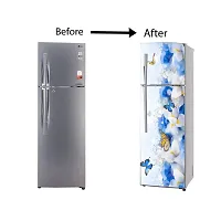 WallDaddy Self Adhesive Fridge Sticker | Decorative Wallpaper and Wall Sticker Extra Large (160x60)CM Fridge Sticker For Home and Kitchen Decorati-thumb4