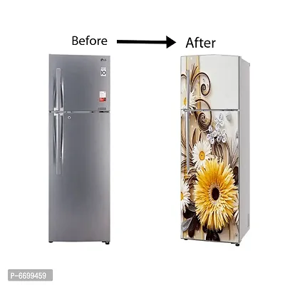 WallDaddy Self Adhesive Fridge Sticker | Decorative Wallpaper and Wall Sticker Extra Large (160x60)CM Fridge Sticker For Home and Kitchen Decorati-thumb5