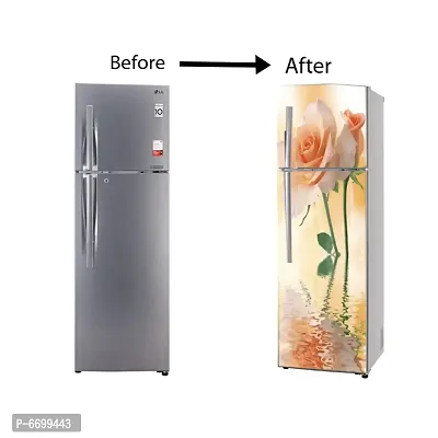 WallDaddy Self Adhesive Fridge Sticker | Decorative Wallpaper and Wall Sticker Extra Large (160x60)CM Fridge Sticker For Home and Kitchen Decorati-thumb5