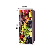 WallDaddy Self Adhesive Fridge Sticker | Decorative Wallpaper and Wall Sticker Extra Large (160x60)CM Fridge Sticker For Home and Kitchen Decorati-thumb1