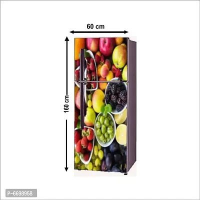 WallDaddy Self Adhesive Fridge Sticker | Decorative Wallpaper and Wall Sticker Extra Large (160x60)CM Fridge Sticker For Home and Kitchen Decorati-thumb2