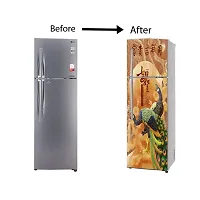 WallDaddy Self Adhesive Fridge Sticker | Decorative Wallpaper and Wall Sticker Extra Large (160x60)CM Fridge Sticker For Home and Kitchen Decorati-thumb4