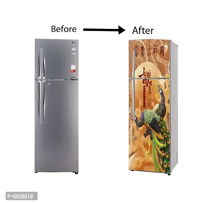 WallDaddy Self Adhesive Fridge Sticker | Decorative Wallpaper and Wall Sticker Extra Large (160x60)CM Fridge Sticker For Home and Kitchen Decorati-thumb5