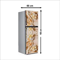 WallDaddy Self Adhesive Fridge Sticker | Decorative Wallpaper and Wall Sticker Extra Large (160x60)CM Fridge Sticker For Home and Kitchen Decoration-thumb1