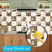 WallDaddy Wallpaper For Kitchen Waterproof |Kitchen Wallpapers Oil Proof | Kitchen Wallpaper Waterproof Pack of 1 Roll (40 X 200)cm Kitchen Wallpaper Waterproof Oil Proof Wall Sticker For Kitchen Wall-thumb2