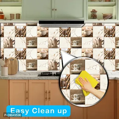 WallDaddy Wallpaper For Kitchen Waterproof |Kitchen Wallpapers Oil Proof | Kitchen Wallpaper Waterproof Pack of 1 Roll (40 X 200)cm Kitchen Wallpaper Waterproof Oil Proof Wall Sticker For Kitchen Wall-thumb3