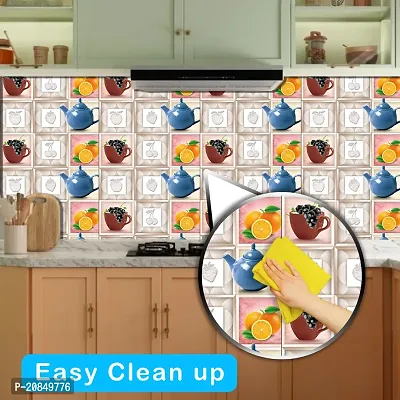 WallDaddy Wallpaper For Kitchen Waterproof |Kitchen Wallpapers Oil Proof | Kitchen Wallpaper Waterproof Pack of 1 Roll (40 X 200)cm Kitchen Wallpaper Waterproof Oil Proof Wall Sticker For Kitchen Wall-thumb4