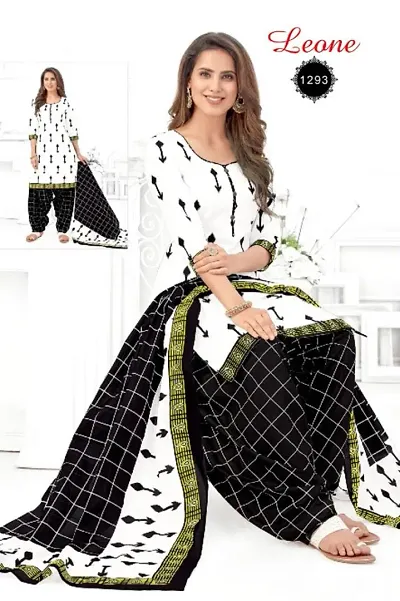 Beautiful American Crepe Dress Material with Dupatta