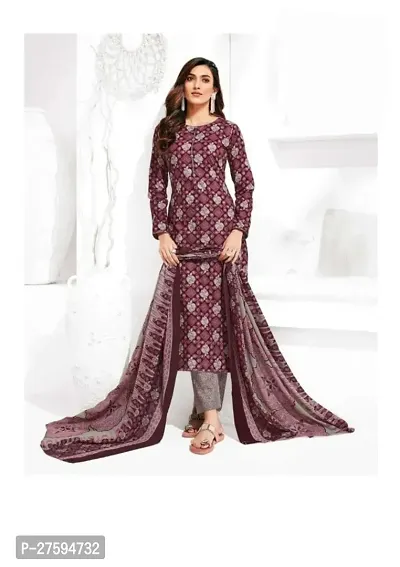 Fancy Synthetic Crepe Unstitched Dress Material For Women