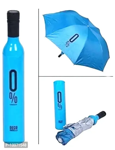 RST Bottle Shape Umbrella Sunlight,Rain protection Umbrella(Blue)