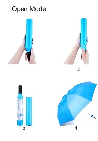 RST Bottle Shape Umbrella Sunlight,Rain protection Umbrella(Blue)-thumb1