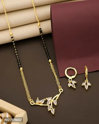 Stylish Golden Metal Jewellery Set For Women-thumb0