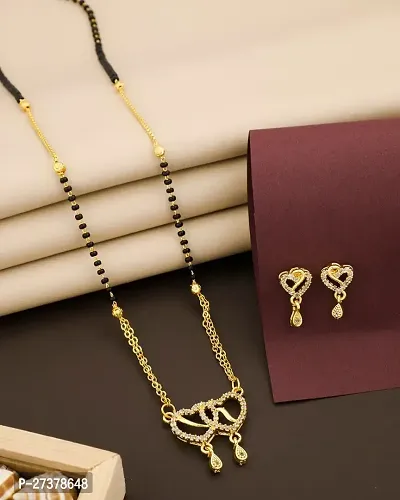 Stylish Golden Metal Jewellery Set For Women-thumb0