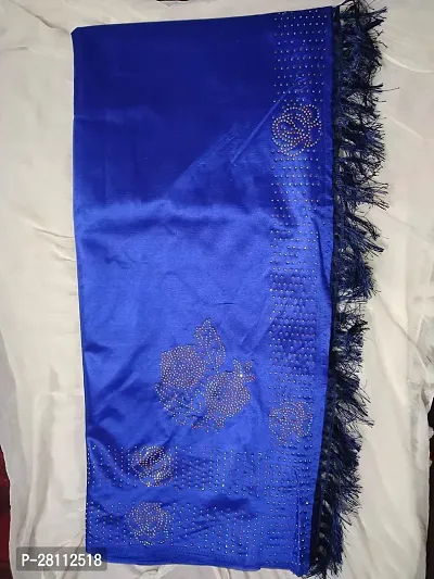 Elite Blue Cotton Silk Embroidered Dupattas For Women-thumb0