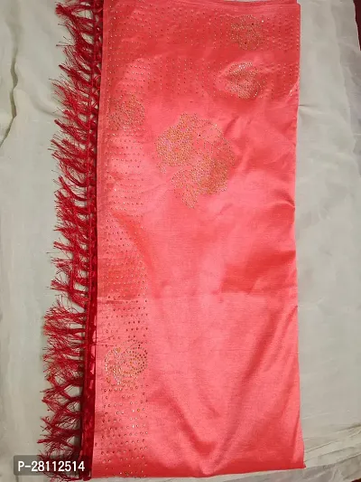 Elite Pink Cotton Silk Embroidered Dupattas For Women