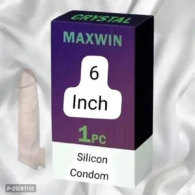 Condom 6-inch with Realistic Texture and Extended Performance-thumb0