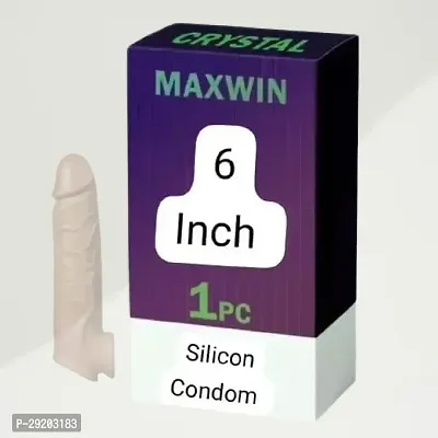 Condom 6-inch with Realistic Texture and Extended Performance-thumb0