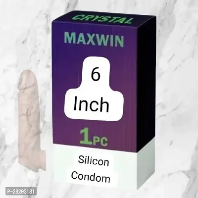 Condom 6-inch with Realistic Texture and Extended Performance