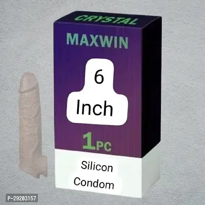 Condom 6-inch with Realistic Texture and Extended Performance-thumb0