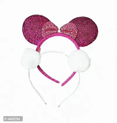 Exclusive Kids pom pom and Mickey hair band (pack of 2)