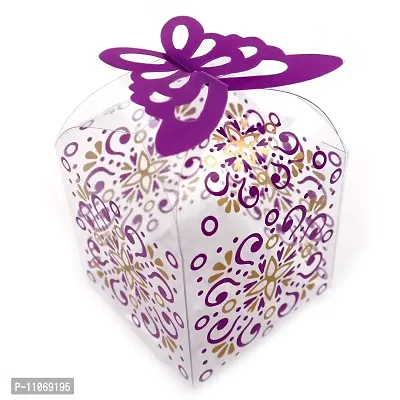 PARAS's Empty PVC/Plastic Box, Gift Box, Empty Folding Gift Box, Chocolate Packing Box, Storage Box, Party Gift Box, Empty Chocolate Box-thumb0