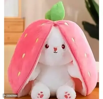 Cute Attractive Stylish Quality Strawberry Rabbit Cotton Soft Toys For Kids-thumb0